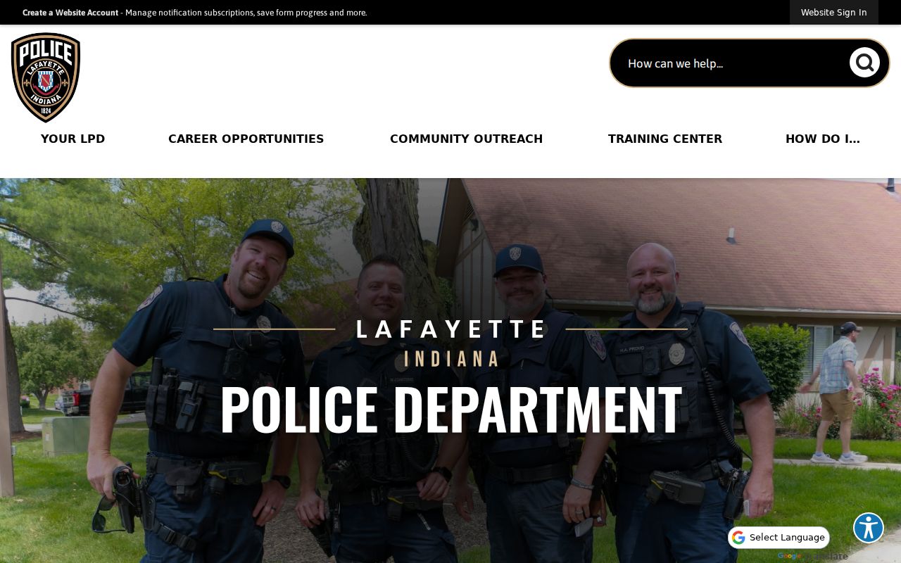 Lafayette warrant search police department source